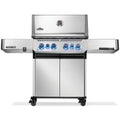 Napoleon Prestige 500 RSIB Freestanding Stainless Steel Gas Grill with side sear burner